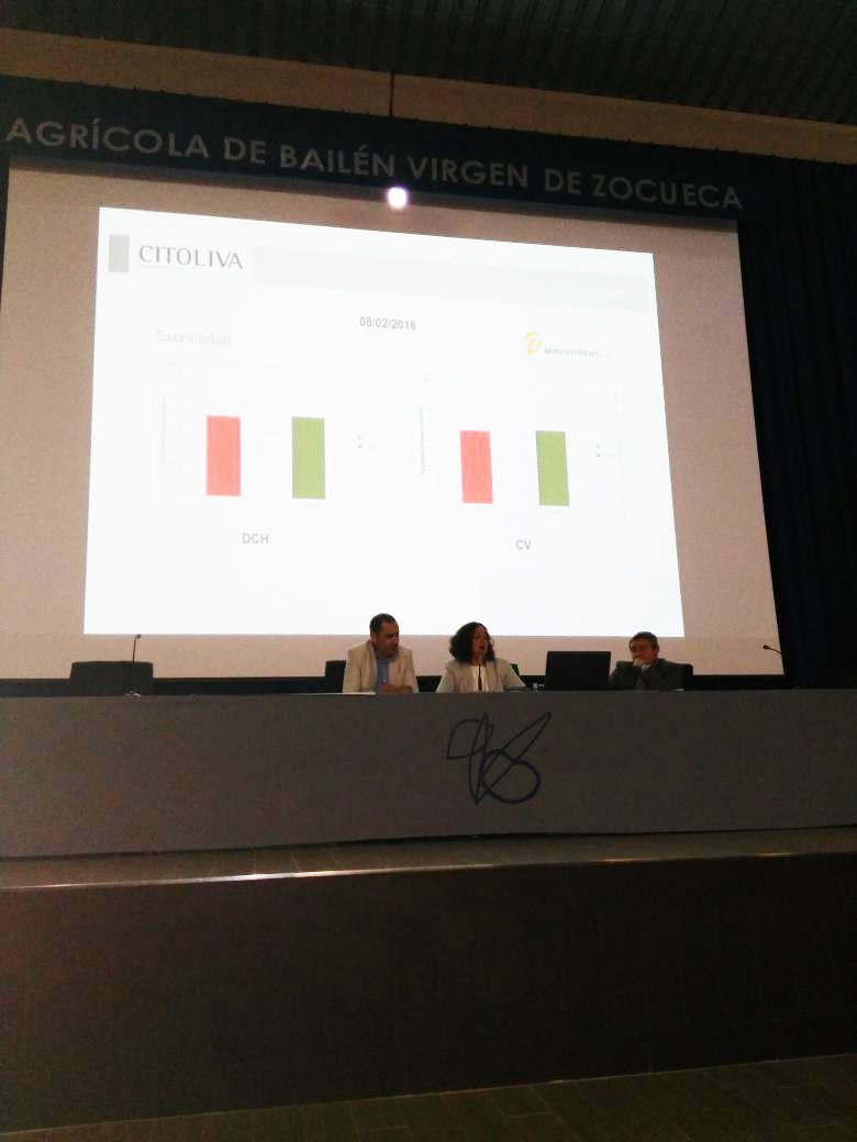 citoliva's tweet photo. CITOLIVA presenta los resultados del nuevo sistema de batido de @GruppoPieralisi #AOVE #Calidad #Protoreattore https://t.co/YVd2nI4Wfm