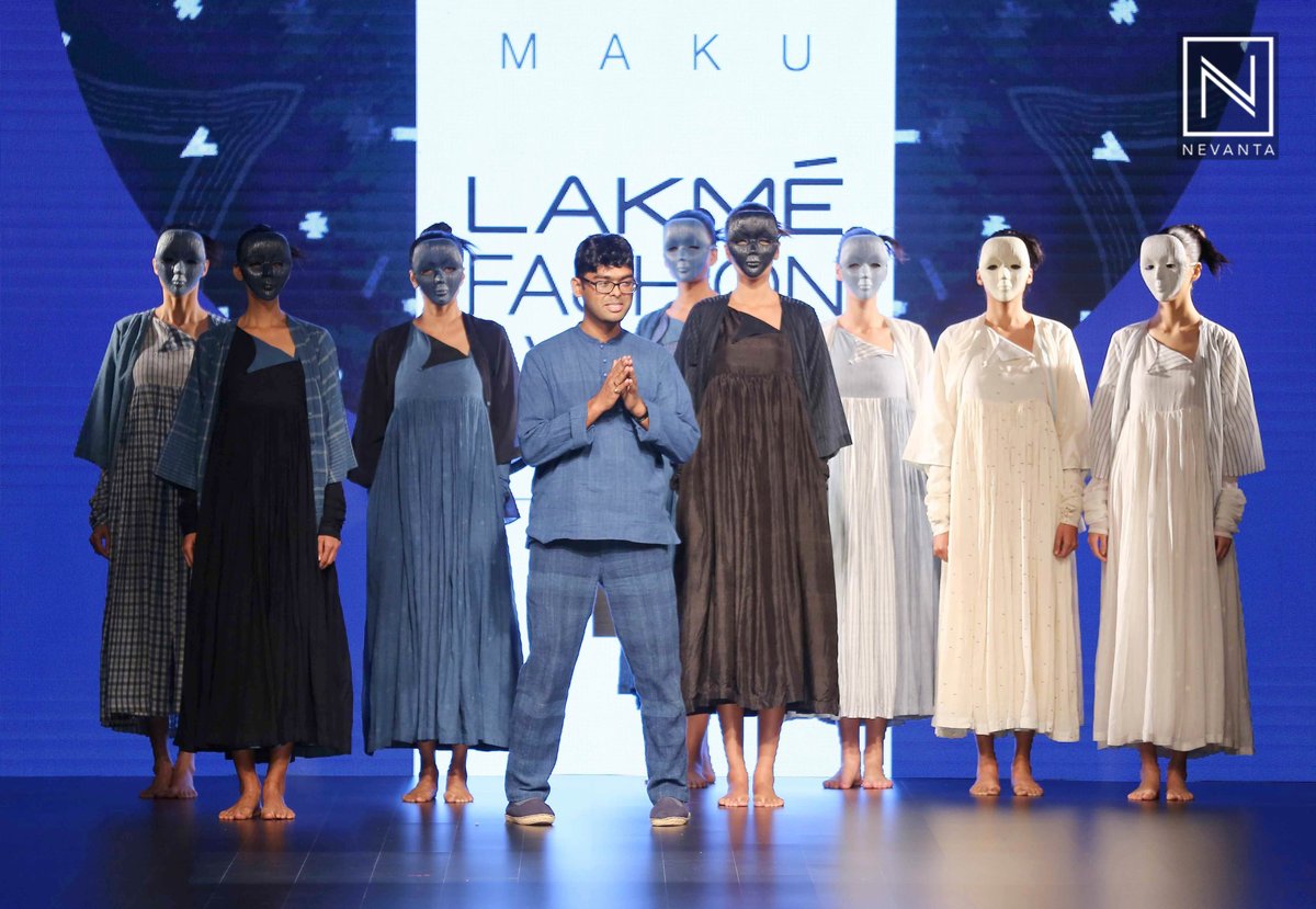 NevantaMedia's tweet photo. @LakmeFashionWk pushes towards #sustainablefashion with #IndiaCollective #deepagurnani #Maku #injiri #Aish https://t.co/wRTMMb5xI6