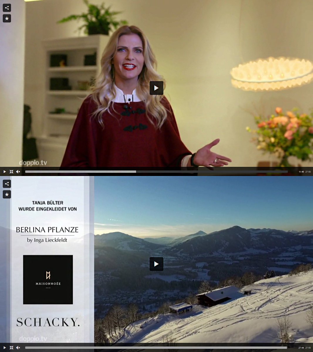 <a href="/tanja_buelter/">Tanja Buelter</a> in <a href="/BERLINA_PFLANZE/">Inga Lieckfeldt</a> bei TRENDS IN THE CITY auf @doppiotv  --> Have a look on bit.ly/1VaINk9