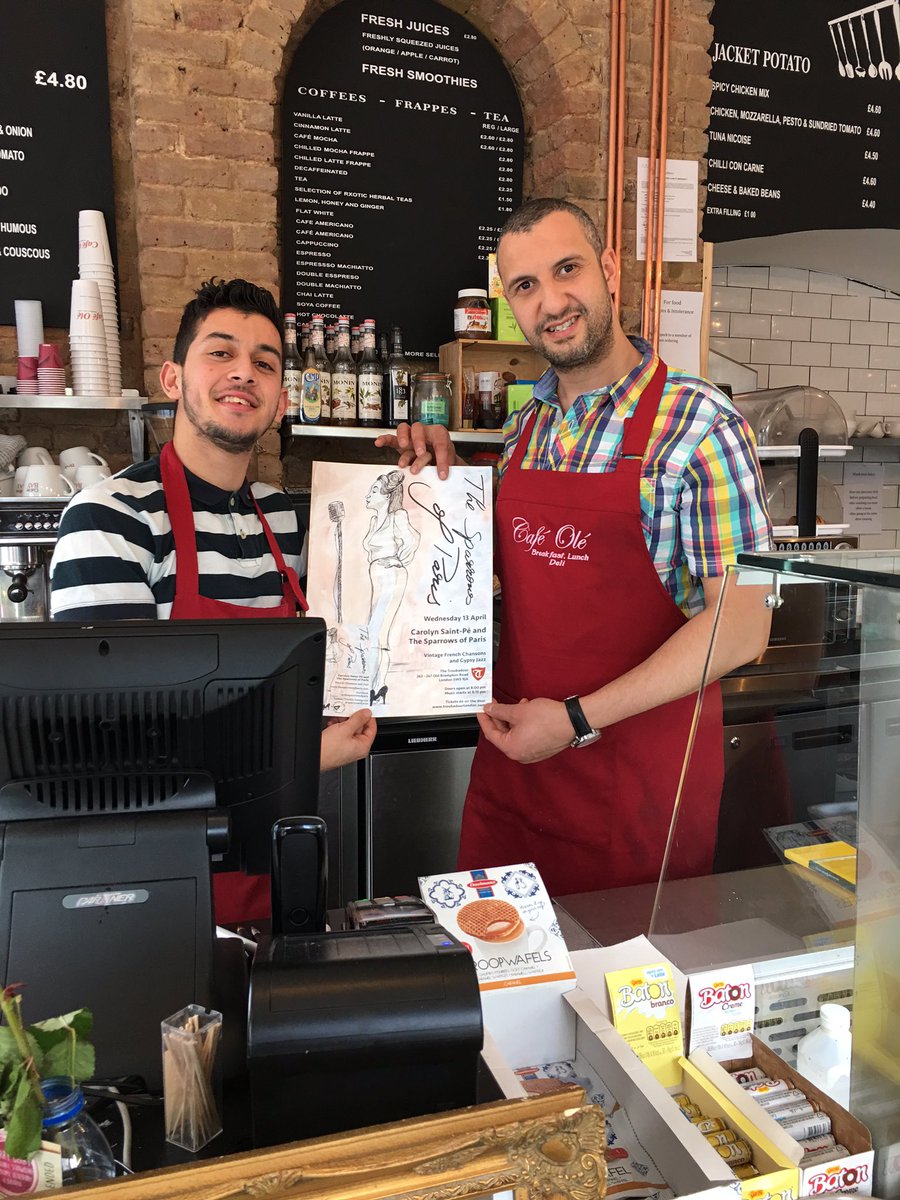 sparrowsofparis's tweet photo. #competition #find2win #poster take photo & post with tag #sparrowsofparis #gig @TroubadourLDN 13 apr #caféoléfulham https://t.co/fvRS6uq1L0