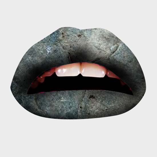 teesIndonesia's tweet image. Kalo kamu masih menggemari batu-batuan. Atau merasa dirinya kepala batu, pake aja #LipSticker dengan desain batu!