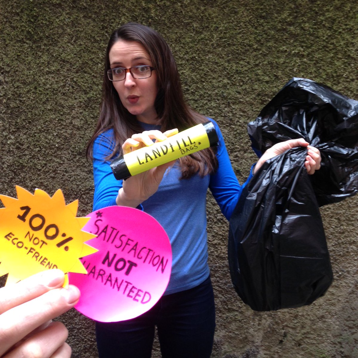 WeAreObeo's tweet photo. Obeo presents "The Landfill Bag" ,an innovative non-biodegradable plastic solution to waste problems #EcoUnfriendly https://t.co/SZT9xnMJ5j