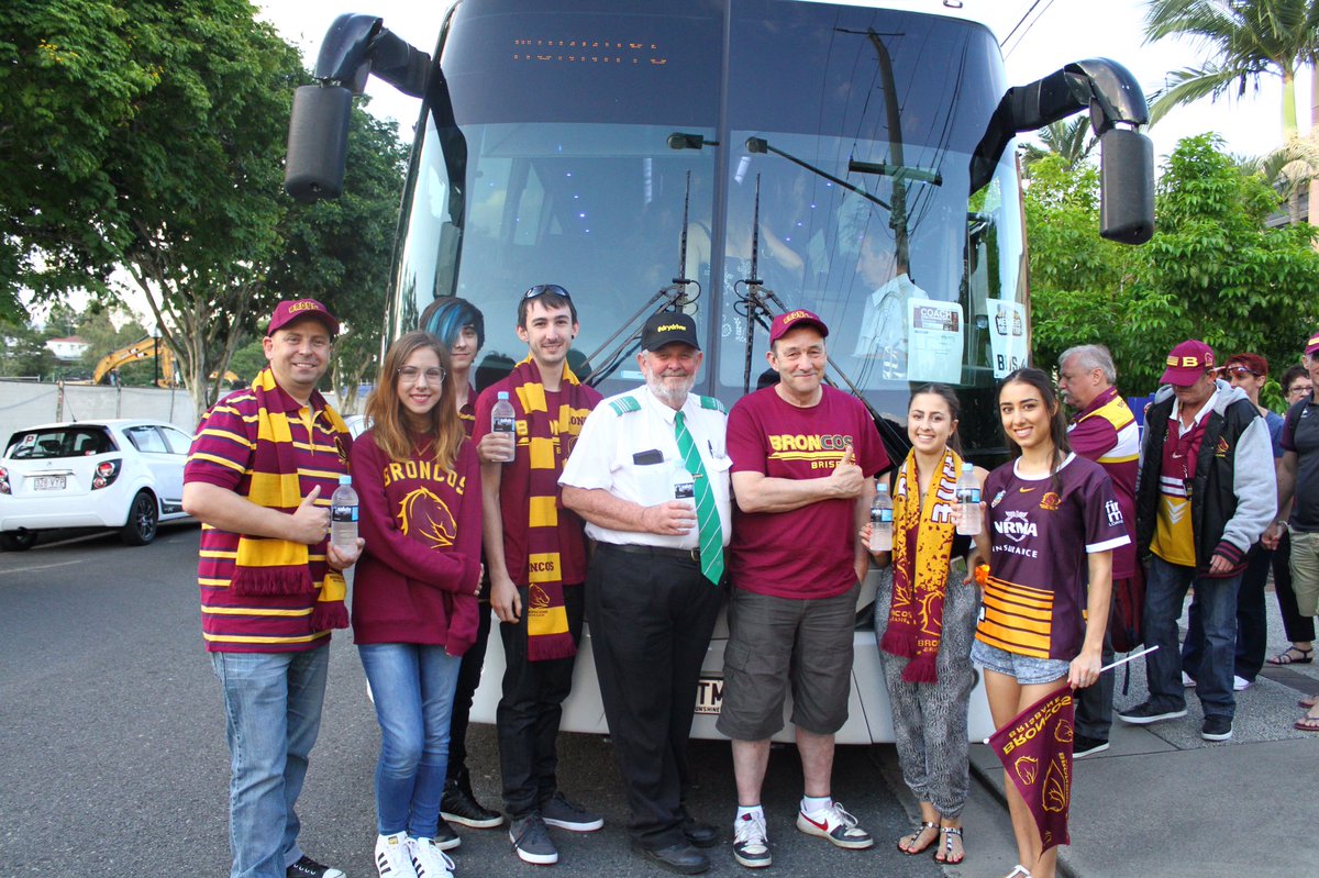 brisbanebroncos's tweet photo. Our @JoinTheDrive #DryDriver winners about to head down for #NRLTitansBroncos Dry Drivers we salute you https://t.co/pbuhAbFy9T
