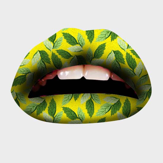 teesIndonesia's tweet image. Pecinta alam? Bisa! Ada #LipSticker motif daun juga. Jadi kamu bisa kamuflase di hutan. tees.co.id/#!/products/de…