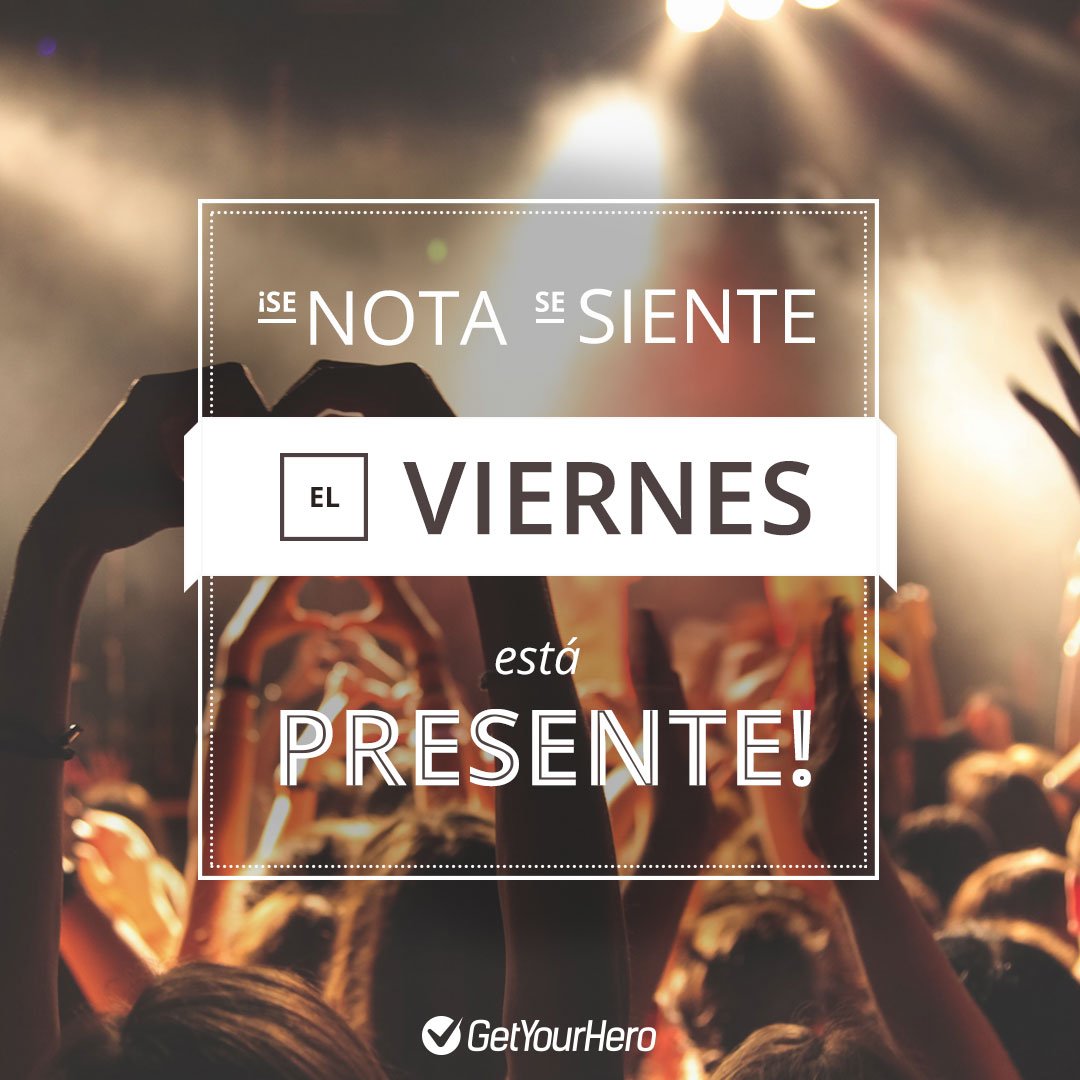 GetYourHero_es's tweet photo. ¡Por fin es #viernes! ¡Otra semanita superada! #FelizFinde #FelizViernes https://t.co/dfFfCChsiP