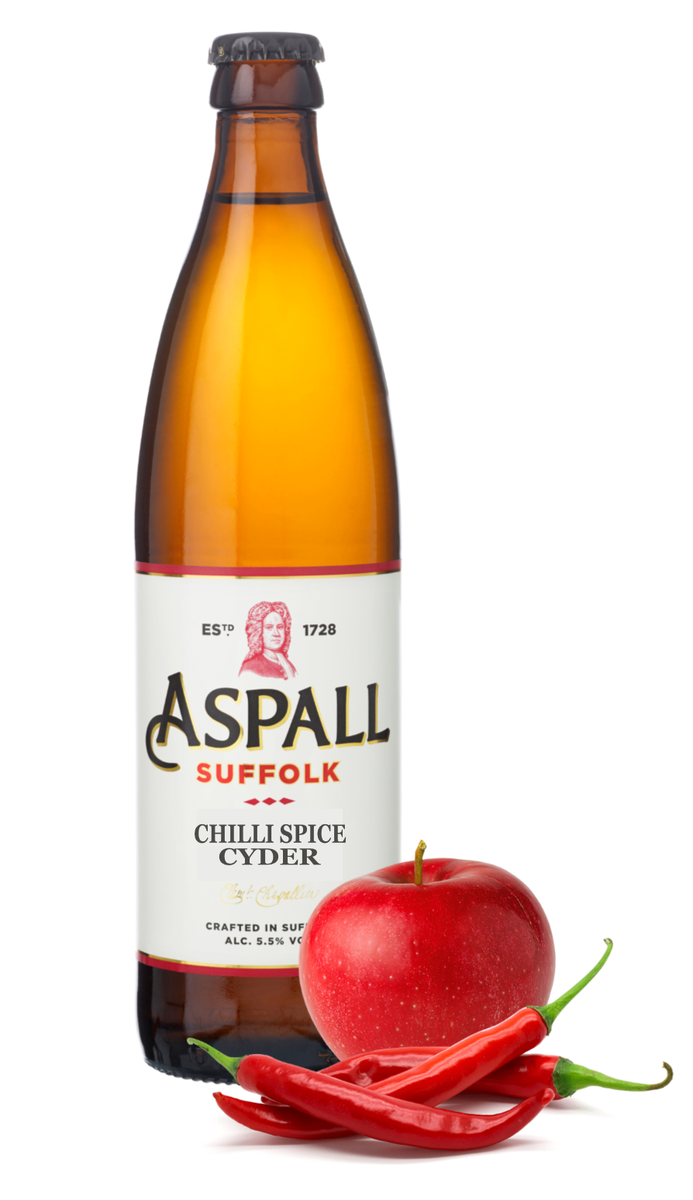 Aspall's tweet photo. Our newest flavour! #Aspall #cider #chillispice #hothothot Who would give it a try? https://t.co/8JCa1KSVLF