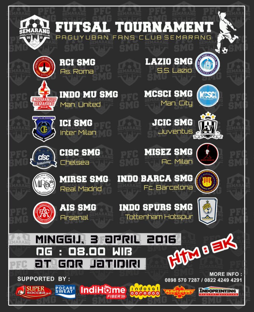 Datang dan Ramaikan yaa, Turnament Futsal Fans Club se Semarang cc : <a href="/Milanisti_UNNES/">Milanisti_UNNES</a>