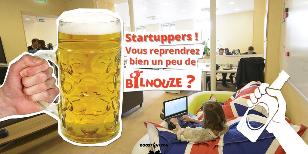 <a href="/BoostInLyon/">Alexandre David</a> lance la bière bilnouze.  En sus, une vidéo que c'est nous qui l'avons faite
bit.ly/1PJm3kx