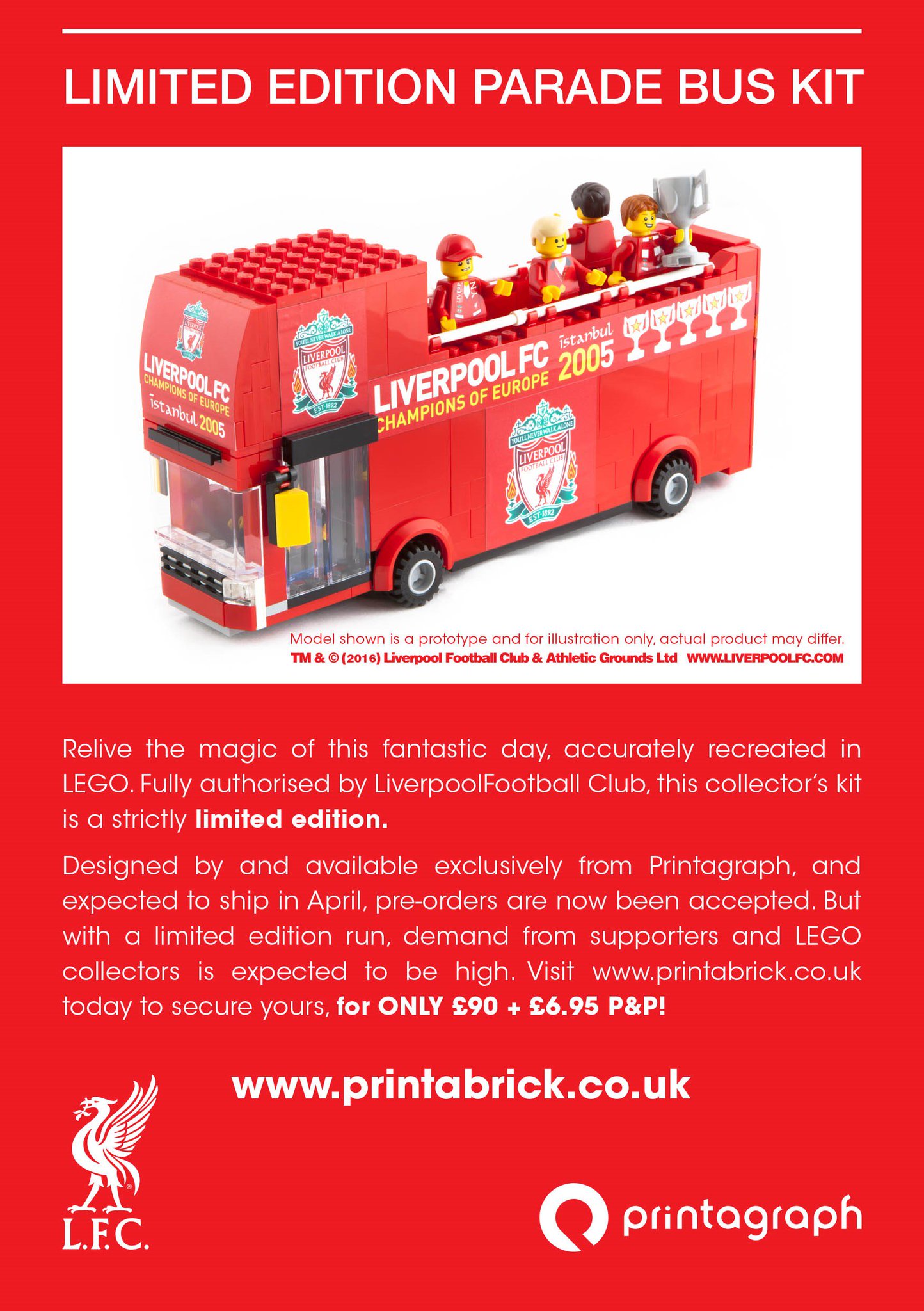 Printabrick on X New Liverpool FC LEGO parade bus. It s for real Not an Aprils Fools Liverpool LEGO Available to order now. https t abivvDXPal X
