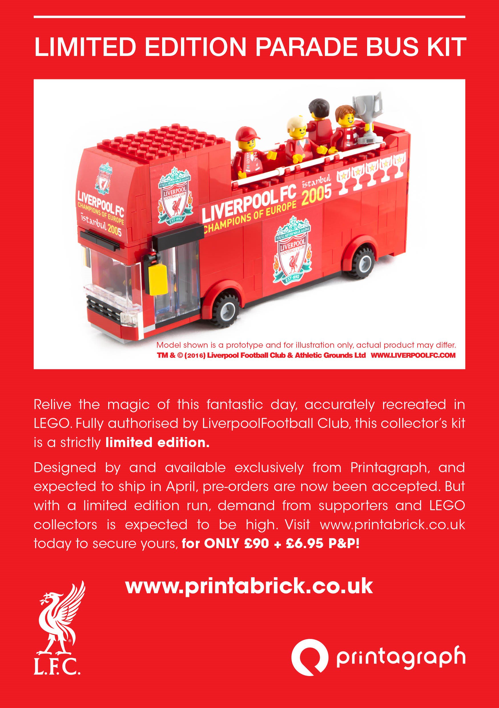 Printabrick on Twitter: "New Liverpool FC LEGO parade bus. It's for real! Not an Aprils #Liverpool #LEGO Available order now. https://t.co/abivvDXPal" / Twitter