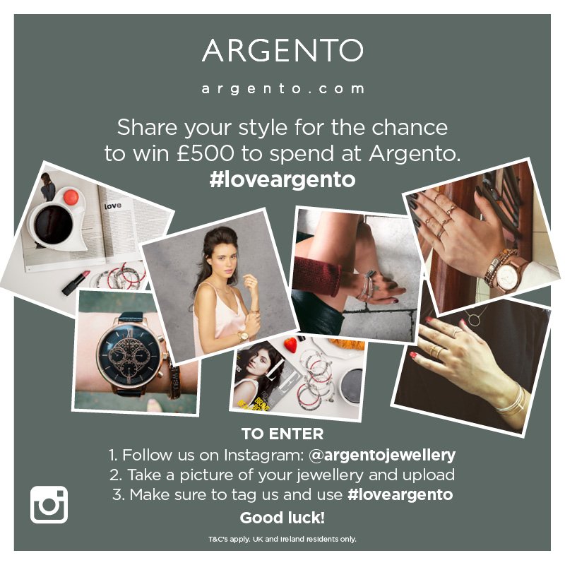 _Argento's tweet photo. Share your style on instagram for the chance to win £500 to spend at Argento!
https://t.co/7rEbpDbqys #loveargento https://t.co/gwf1k42LEn