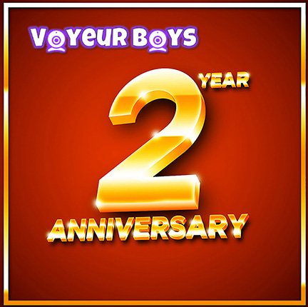 Happy 2 Year Anniversary Voyeurboys! @Jaden_Storm25 @BigDame90 @jake_karhoff @ParkerKaneXXX @Jbunny43<a class="tags" href="/tag/jaden_storm25">@jaden_storm25</a><a href="/tag/humpday"class="tags"><span>#humpday</span></a>