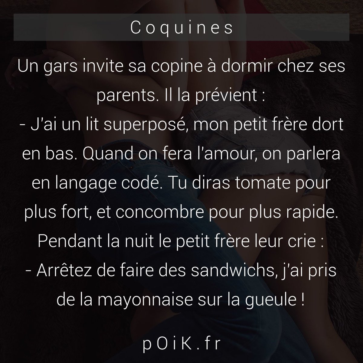 Gratuit Images Blagues Courtes On Twitter Blague Un Gars Invite Sa Copine A le plus cool par