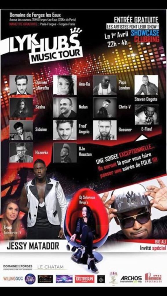 Chrisvofficial's tweet photo. Bjr ce soir c le grand soir 🍀 #LykhubsMusicTour au #DomainedeForges ! Ça va être 1 soirée de folie 😉des bisous 🍀🍀❤️😘 https://t.co/j23YXMgpvW