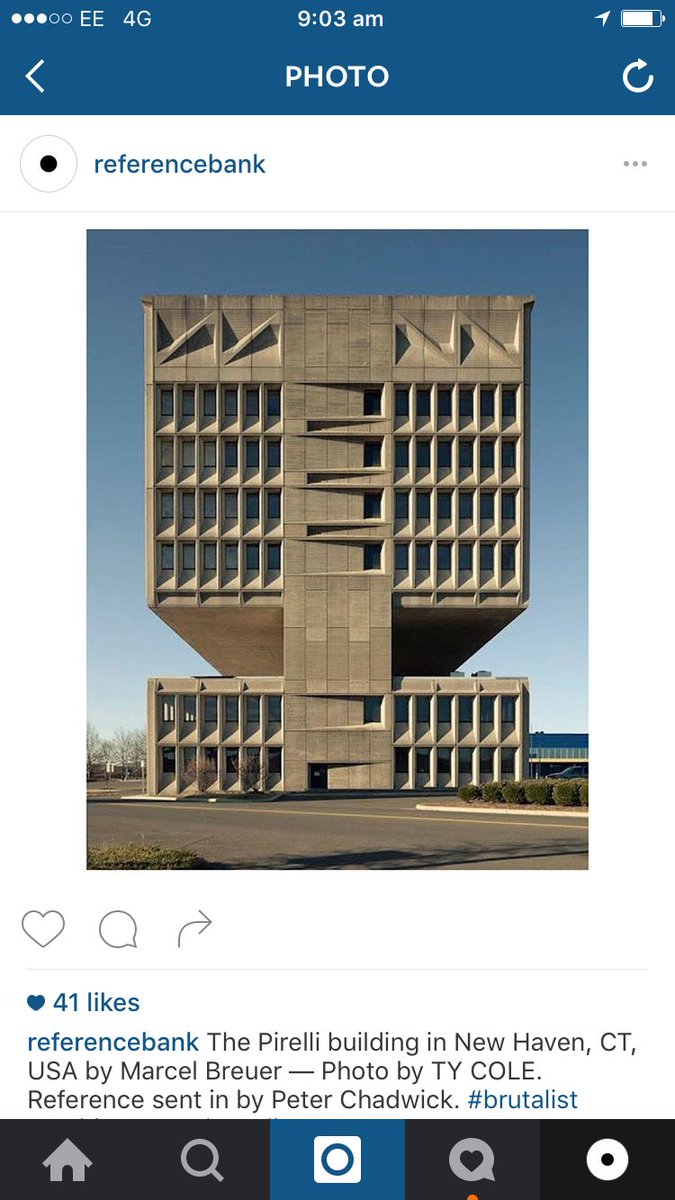 And this one of The Pirelli Building shared by <a href="/Popular_Space/">A Popular Space</a> <a href="/BrutalHouse/">This Brutal House</a> instagram.com/p/BB7BR6_PDV6/ #ff #brutalism