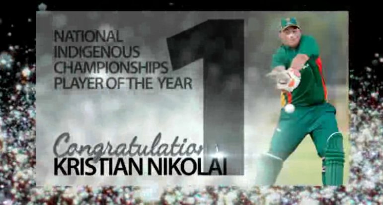 National Indigenous Championships Cricketer of the Year: Kristian Nikolai #RPMedal