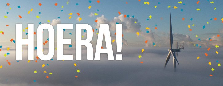 Hoera! Wij zijn jarig en vieren dat met een superinnovatief nieuw type molen! greenchoice.nl/nieuws/artikel…