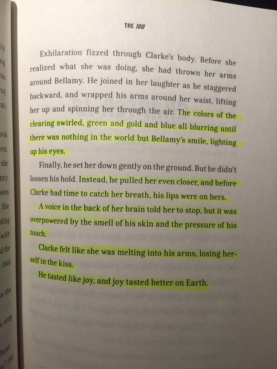 thingamabook's tweet photo. This right here is why the book is better. The book is bellarke. It always was. #the100 #Bellarke @kassmorganbooks https://t.co/vcahkPibjA