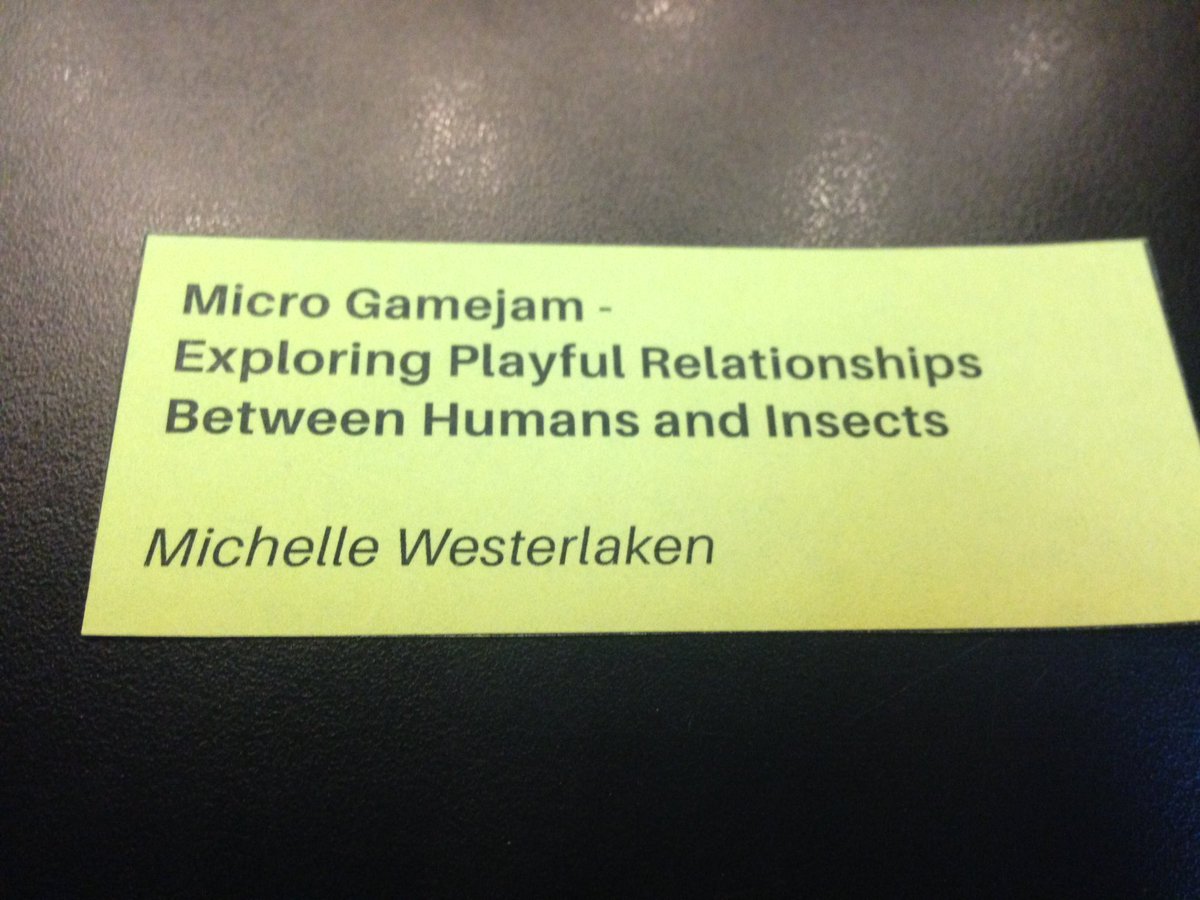 jeanette_falk's tweet photo. et lidt anderledes gamejam i dag med insekter:) man skulle tro det var en aprilsnar men det er det ikke #sider2016 https://t.co/NU6rVldxwS
