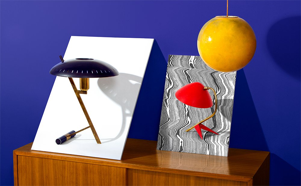 StudioFurious's tweet image. Série de visuels pour Flashback.paris présentant la collection de la galerie en ligne.