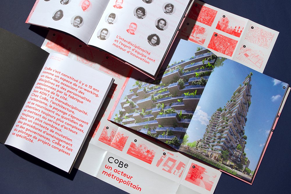 StudioFurious's tweet image. Portfolio pour CoBe, agence architecture urbanisme paysage.