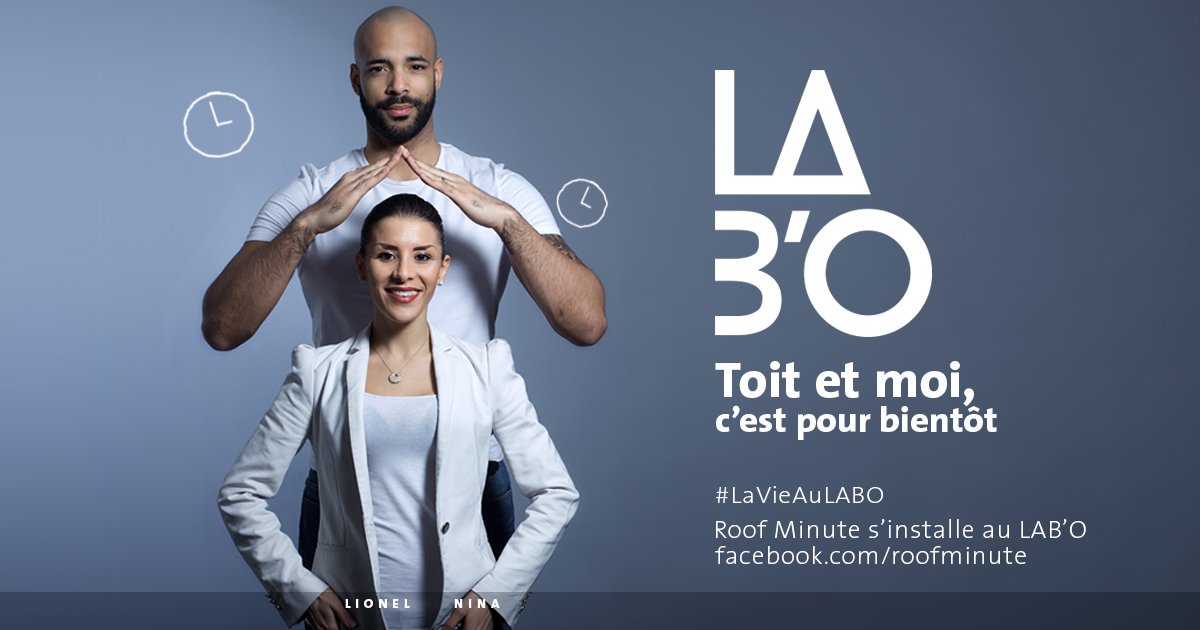 Le_Lab_O's tweet photo. L'équipe de @RoofMinute bientôt sous mon toit ;-)
 #LaVieAuLABO #LeLABO #TechLoireValley #ROOFminute https://t.co/3BkK3uYoqL
