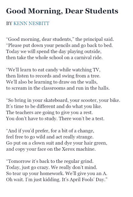 St Colman's BNS on Twitter: "Good Morning, Dear Students 