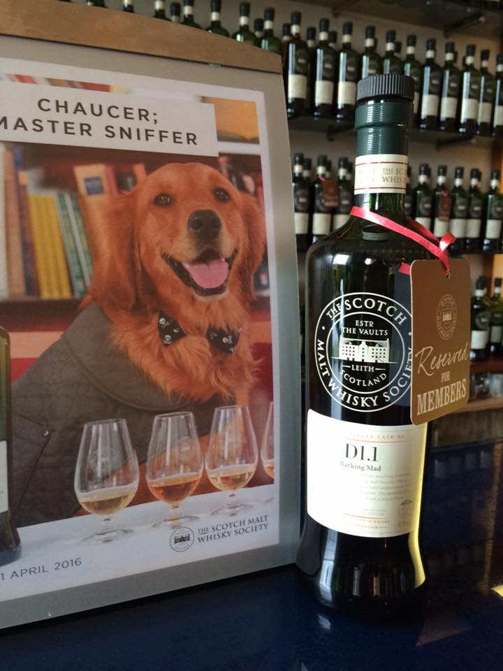 SMWSUK's tweet photo. Available @SMWSQueenStreet. First 50 through the doors to ask for a dram of D1.1 'Barking Mad' receive a rare treat! https://t.co/a7a4r1YHiK