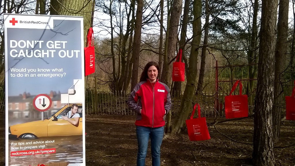 RedCrossEAnglia's tweet photo. Come see us today at @bewilderwood to get information on how to be prepared in an emergency and get a free bag! https://t.co/z9GpWPzs0k