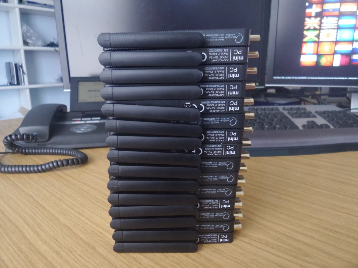 I wonder if anyone has tried using these as a server farm. Imagine a rack full! #sumvision #QuantumAccess