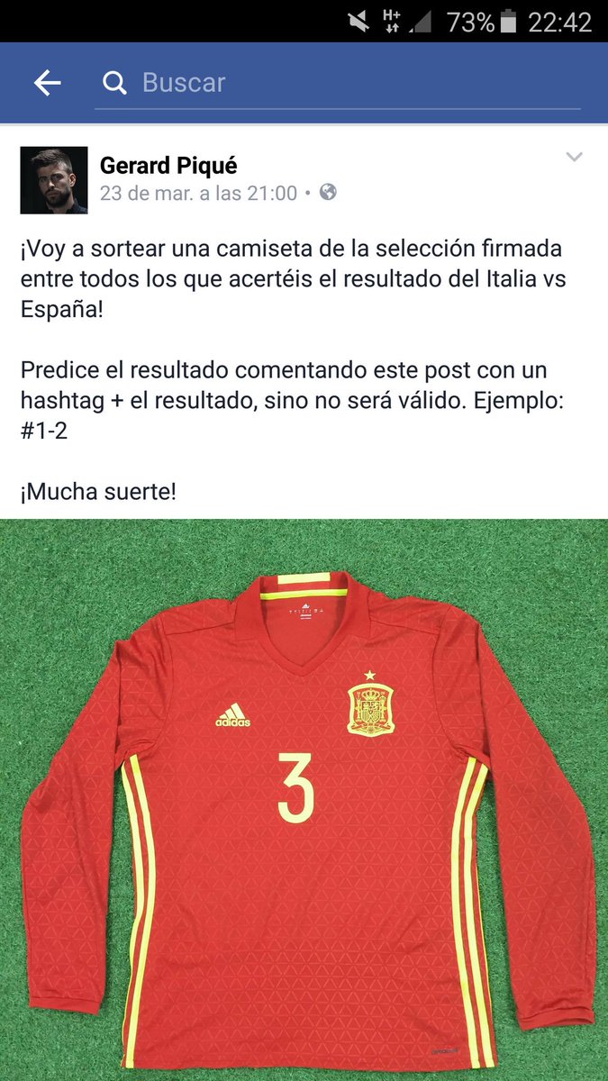 Noono19's tweet photo. @3gerardpique lo del sorteo de la camiseta qué? ... https://t.co/MJFYGzCsGH
