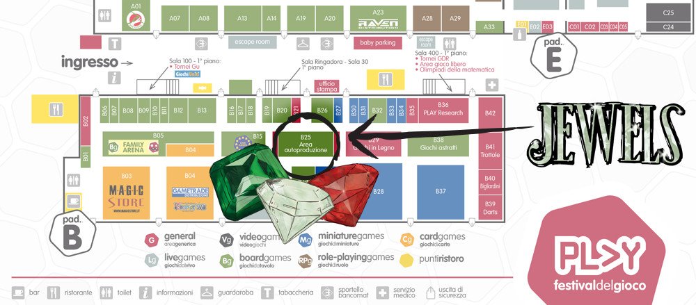 GameJewels's tweet photo. Leaving for #playmodena ! If you're around tomorrow, stop by the booth for a game!! https://t.co/6VOdU32uqU https://t.co/wI4P9HT94Q