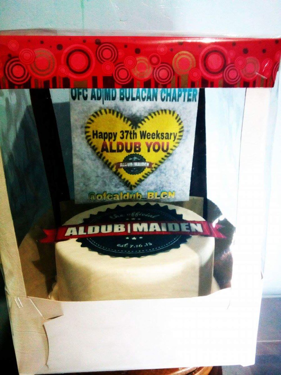 cakes_chefchris's tweet photo. @aldenrichards02 @EatBulaga @mainedcm  @officialaldub16  happy 37th weeksary Alden and Maine https://t.co/s3IkPnYbrb