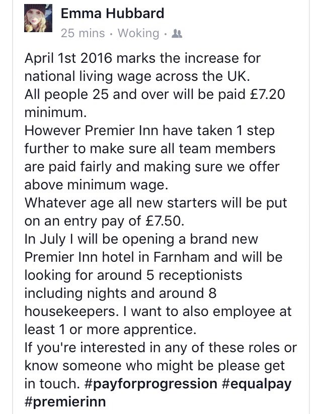 #NationalLivingWage #Premierinn #PayForProgression #FarnhamNewOpening <a href="/godalmingwoking/">Epsom-Gford Cluster</a> <a href="/stefankowalcz/">Stefan Kowalczyk</a>