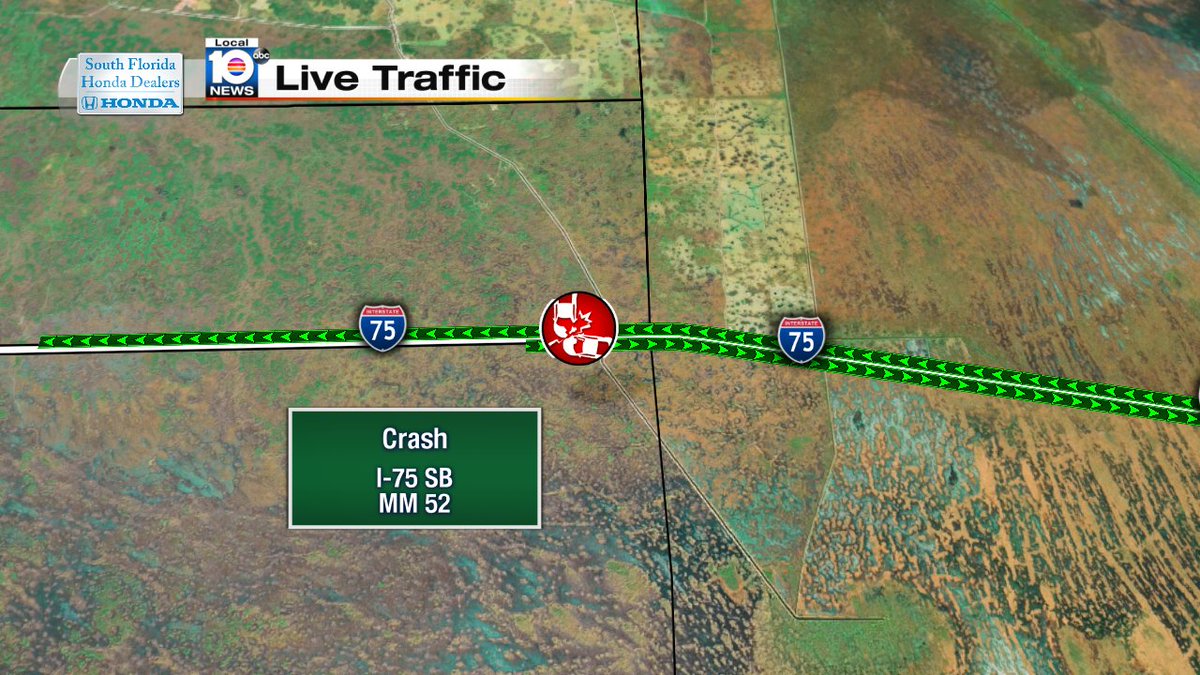 Crash on I-75 SB & MM 52 #TRAFFIC https://t.co/ZRWP20zC79