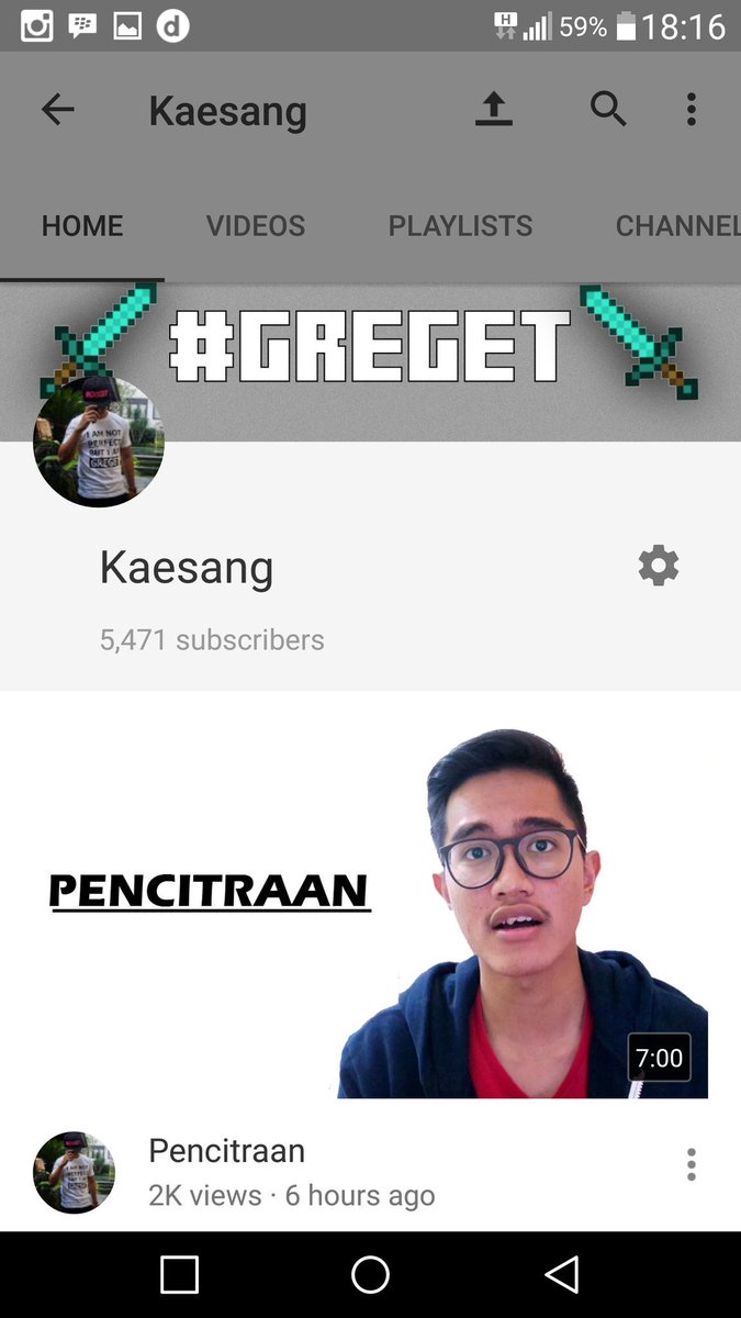 Daripada buang kuota buat ngetweet gak jelas, mending nonton video youtubeku, biar aku dapet uang jajan tambahan