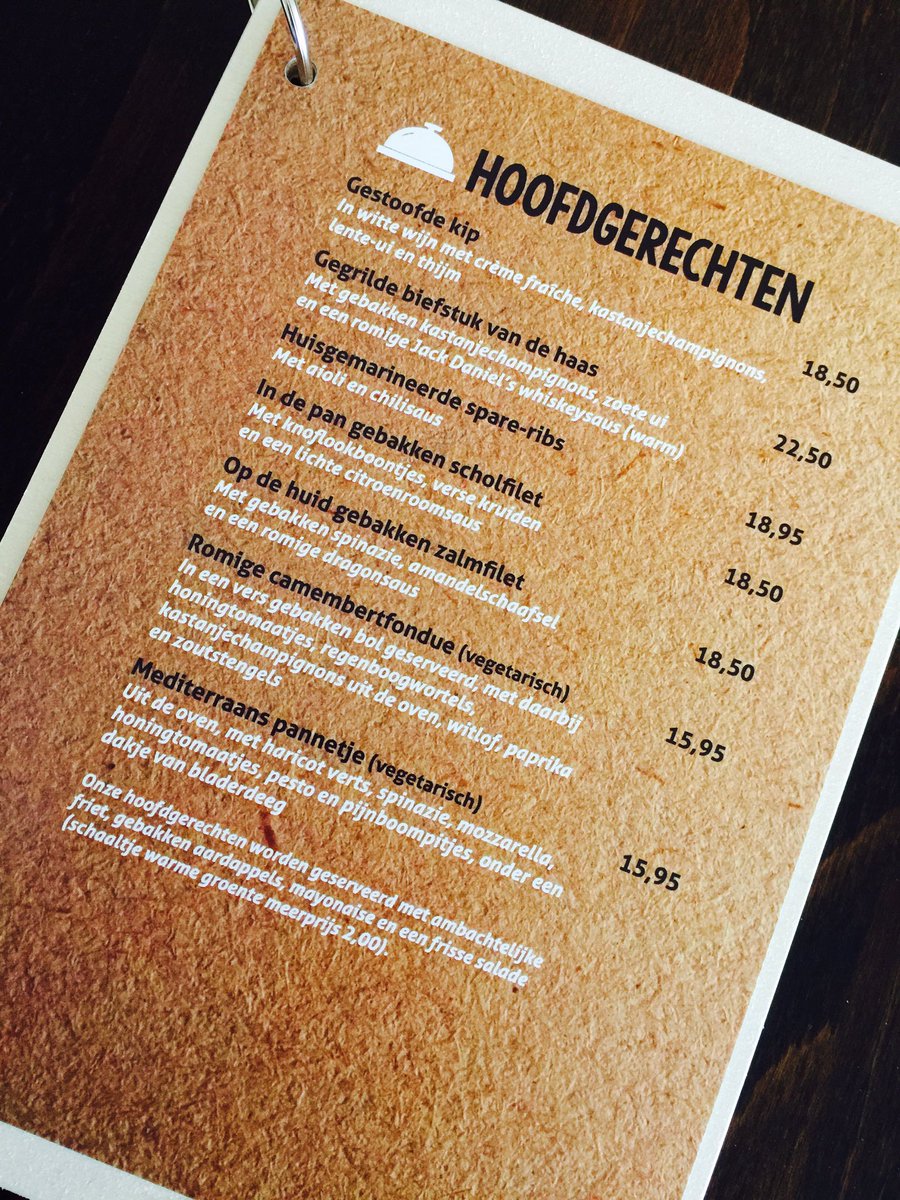 Nieuwe menukaart!! En t/m 10 april onbeperkt tapas eten voor maar € 23,50 p.p.! Tot snel?