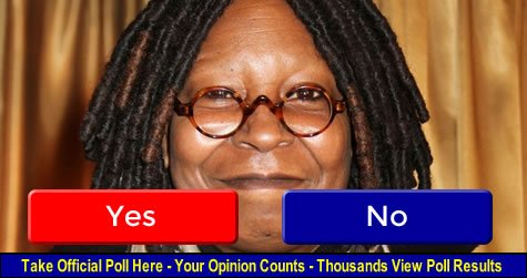 Justeesxyz's tweet photo. Poll: Is Whoopi Goldberg a Race Baiter? https://t.co/Ydr7UnwVOh https://t.co/shtfafwe1W