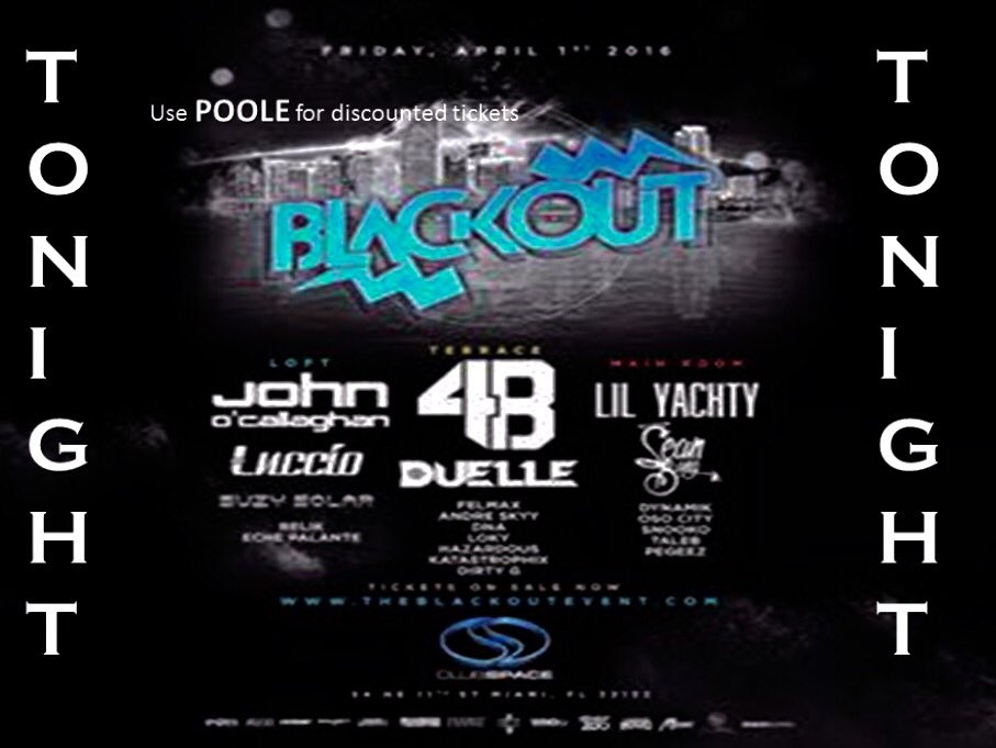 vibenvagabond's tweet photo. @PepeVargass @EDMSquad @Luccio_dj @clubspacemiami #blackoutspace https://t.co/JomrPlJHBL