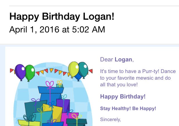 MNCaligirl's tweet photo. checked my email &amp; this is what I see-from a vet that Logan used to see. I've not told them yet. Damn I miss him. 😿 https://t.co/aYTzaBYGV7