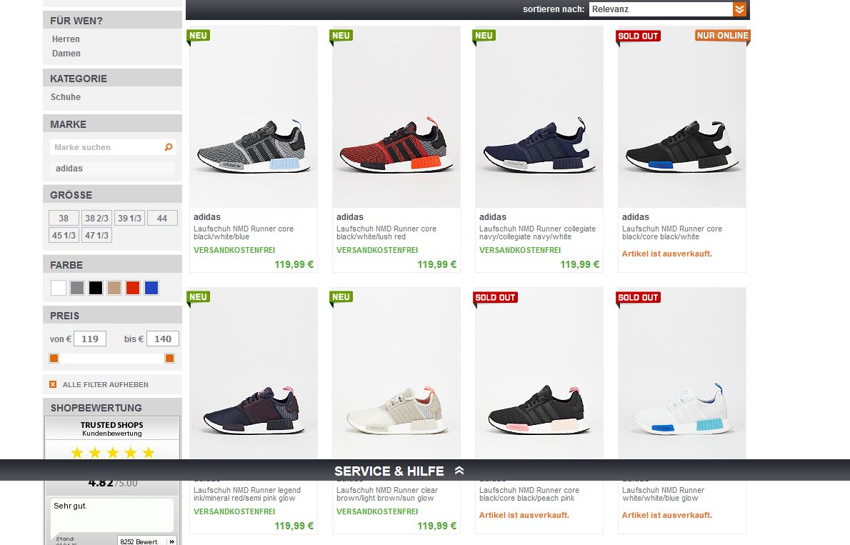 adidas nmd ausverkauft