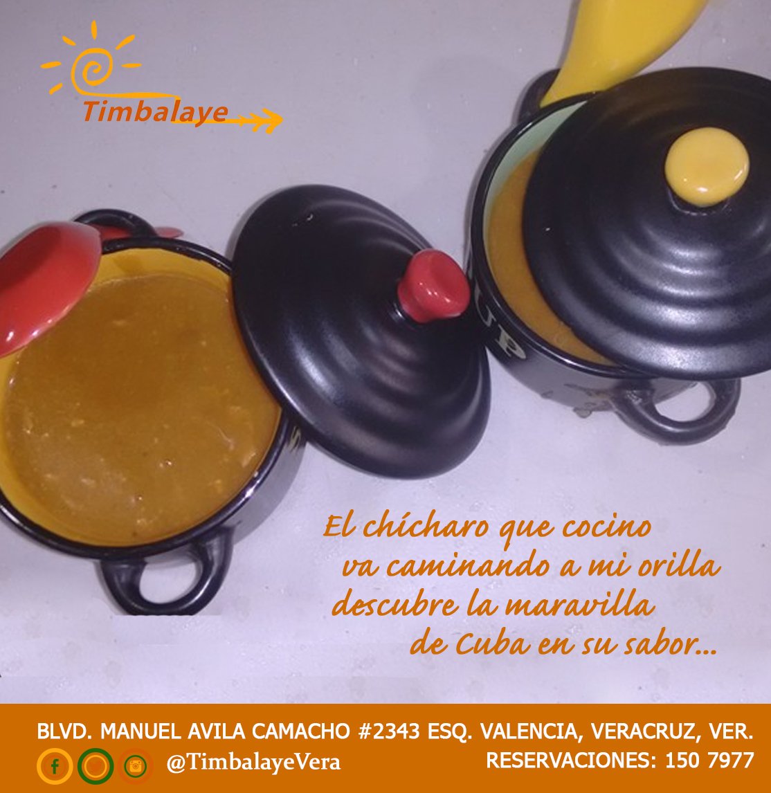 timbalayevera's tweet photo. El chícharo que cocino
va caminando a mi orilla,
descubre la maravilla 
de Cuba en su sabor. https://t.co/qSKOms1Oaf