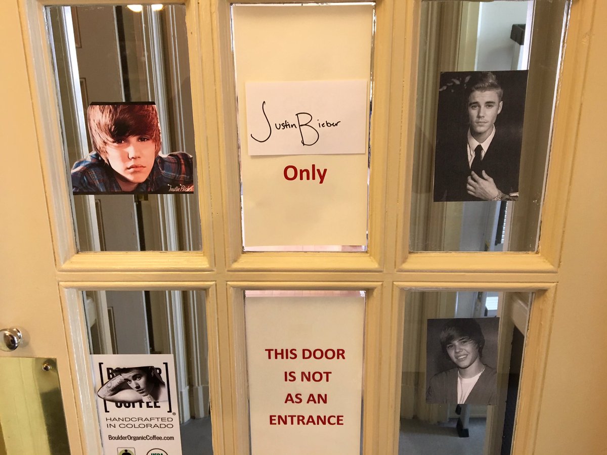 TheSpringCafe's tweet photo. The Spring Café has been #Biebered! #AprilFools #belieberforlife https://t.co/jJqeN9d6ki