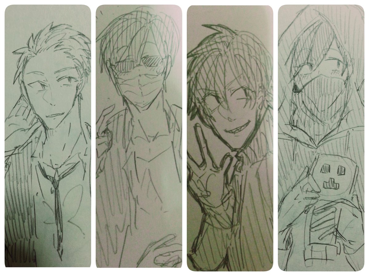 @as_realmonk 

※お顔捏造注意

リーマン峰納得いく仕上がりに中々ならないので実況者さんでお許し下さい…;;;リクエスト受付けといてすいません!落書き同然の出来ですいません!! 