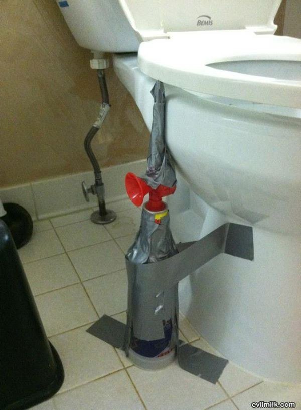 MarGoPlumbing's tweet photo. Happy April Fools! (But don't tell anyone you got this idea here, OK?) https://t.co/QwCB9WPjqr