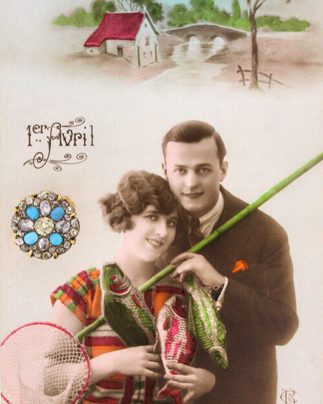diamantiques's tweet photo. Joyeux 1er avril pour nos followers! #jewels #oldjewels #diamonds #turquoise #oldring #vintage #vintagejewels https://t.co/Lj0ss3estE