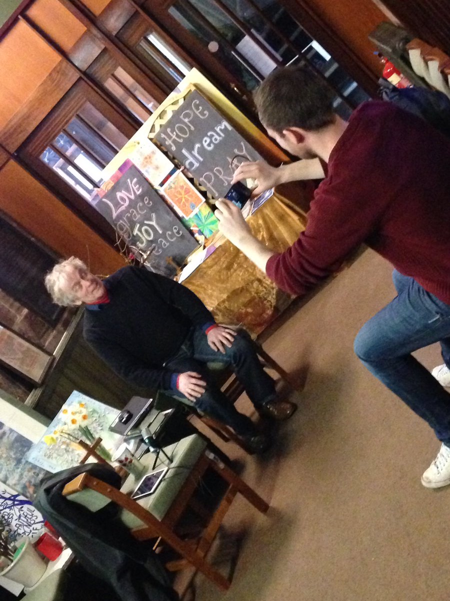 WellbeingHighSt's tweet photo. @FaithSector @impactcic more filming of testament from Chris, John and Lisa at St Peters Chester #communityhealth https://t.co/fUvNFkWT5G