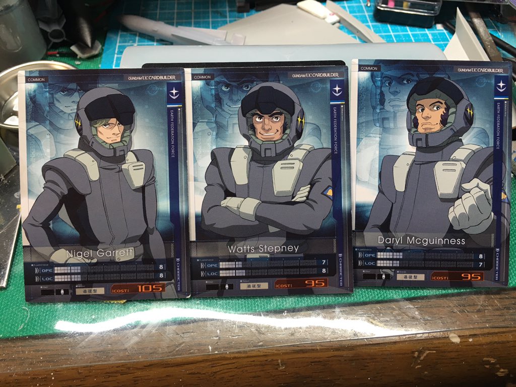 熊八 Al Twitter 今日 ゲーセンでガンダムカードビルダーをやってみた なんかトライスター隊がいきなし揃ったんだが 使え って事かなw ってジェスタがない ガンダムカードビルダー T Co Nhxixj0jn5 Twitter