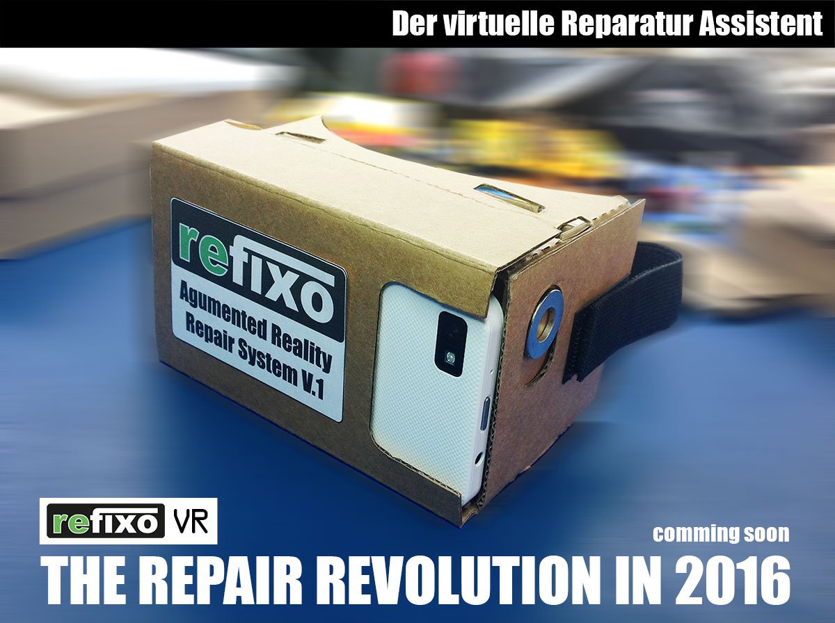 refixo_de's tweet photo. Refixo präsentiert in April 2016 seinen virtuellen Reparaturassistenten #vra #vr #virtaulreality #Augmentedreality https://t.co/7JWDXvCoaQ
