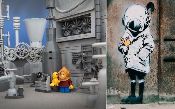 delacasa_co's tweet image. #Banski en #LEGO ¡Espectacular! (Galería) ow.ly/Z8S2h #Art #Trending #Pics